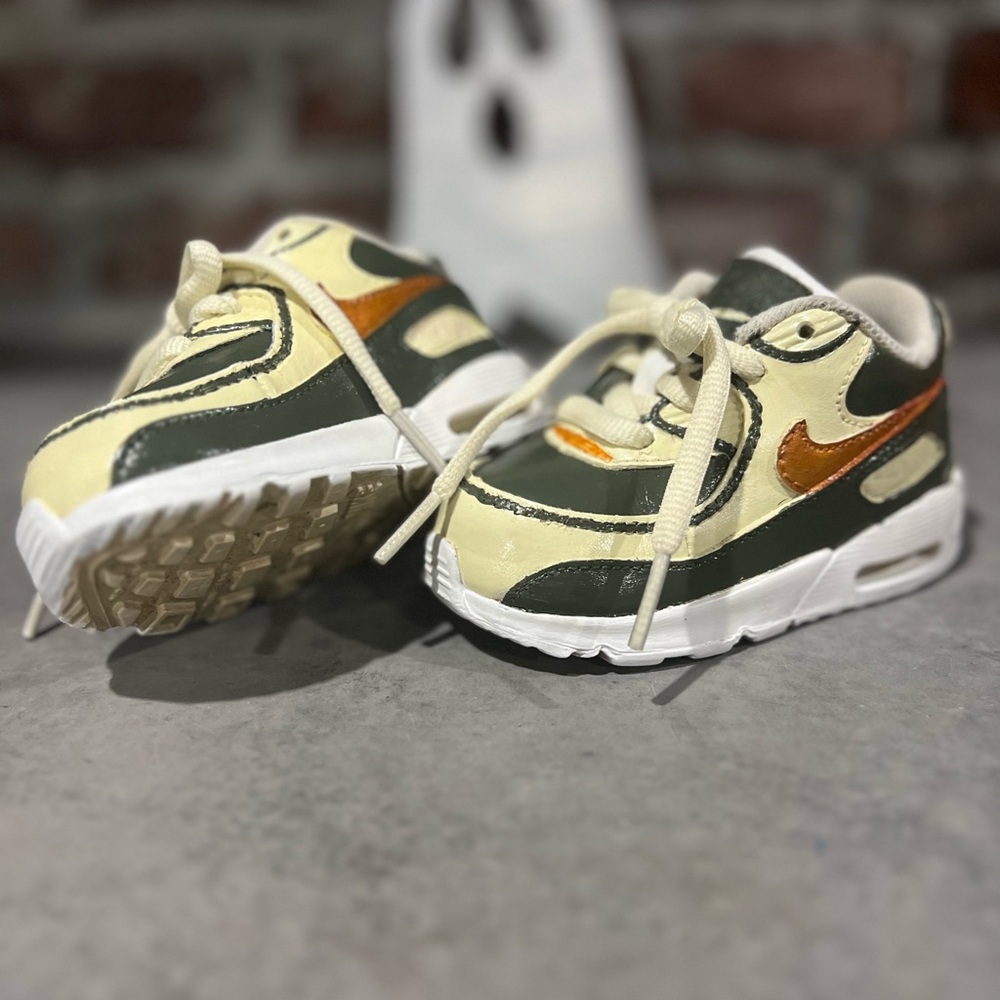 Refurbished Hand-Painted Nike Baby Shoes Size 5c